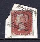 GB Used in Ireland 1840's 1d Red Imperf - '29' Ballina, Mayo