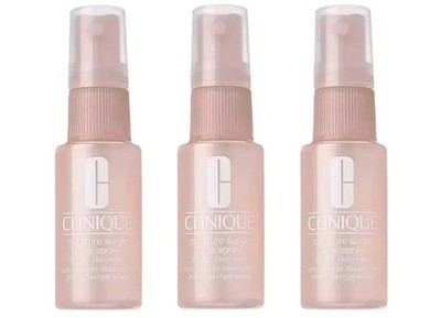 3 qty Clinique Moisture Surge Face Spray Thirsty Skin Relief 30ml|Hydrating Mist
