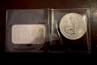 2 1-Engelhard American Prospector round & 1 Engelhard Bar –