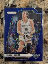 2024 Panini Prizm WNBA - Maddy Siegrist #94 Blue Velocity Prizm