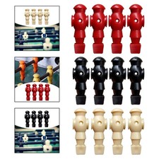 4x Foosball Players Fits 5/8 inch Rods Replacement Parts Foosball Table Men