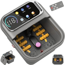 Collapsible Foot Spa Bath with Heat UL Listed Foot Soaking Tub Deep-Tissue
