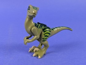 Lego Dino: Dinosaur Raptor Velociraptor with Dark Green Back raptor02 Set 5884
