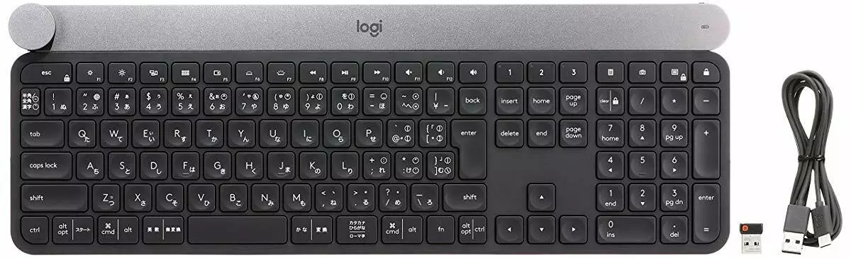 Logicool KX1000s Keyboard Wireless Bluetooth CRAFT Multi-device Mac From  Japan