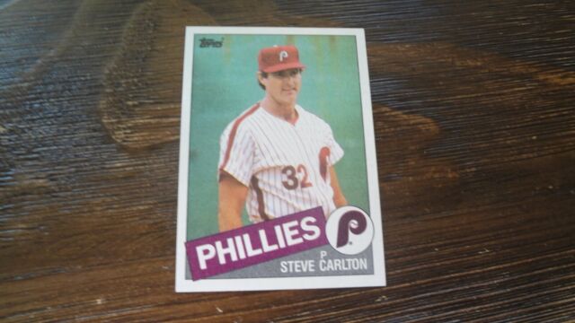 Philadelphia Phillies Baseball Cards 1985 Topps #360 Steve Carlton
