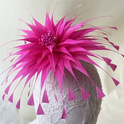 Handgefertigte Gänsefeder Blume für Hüte Fascinator Kostümherstellung und Kunstausstellung