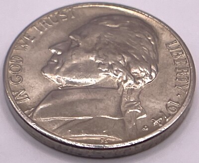 1974 D Jefferson Nickel 5C - Original Design Modern  (SKU 143)
