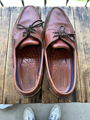 LANDS END VINTAGE 1982 \'AO MENS SHOES  #59055 SIZE 12M \