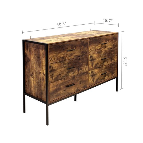 Sturdy and Durable Contemporary Look Unique Wooden Nightstand Drawers - Picture 2 of 7