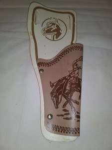 Vintage Cowboy Toy Holster – Horse Design