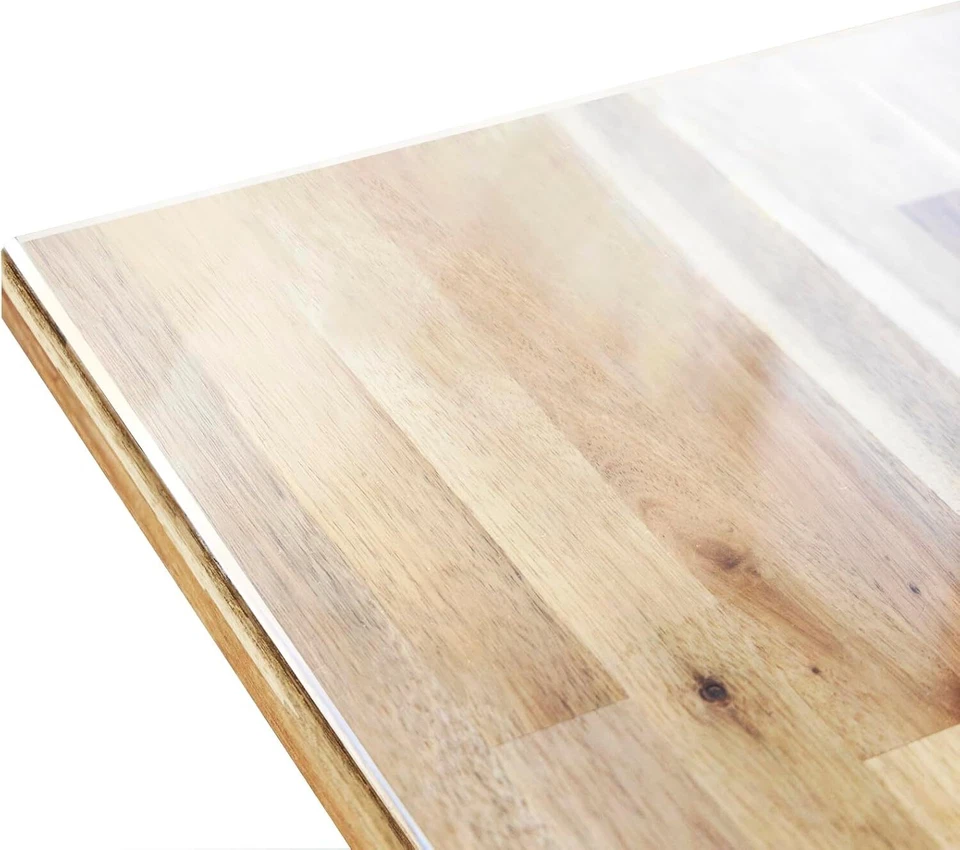 Cubierta De Mesa Protectora Transparente Con Borde Recto Crystal - Imagen 2 de 4