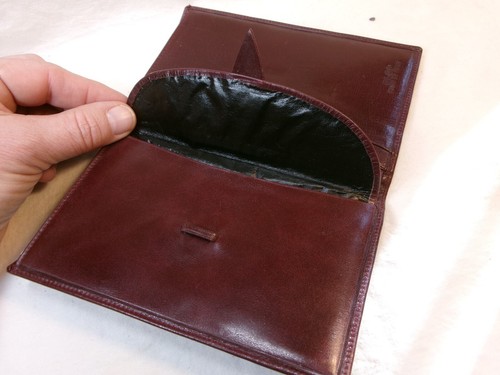 Vintage OLOP Leather Wallet Billfold ~ Made in Italy - Picture 6 of 8