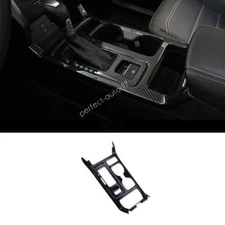 For Ford Escape Kuga 2017-2018 2019 Carbon Fiber Center Console Gear Shift Panel