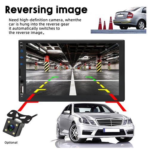 Autoradio Stereo Bluetooth MIrror Link Doppio 2Din Carplay Android Auto 7 Pollici - Foto 10 di 21