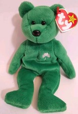 Ty Beanie Baby Erin The Bear 1997 Retired Plush Toy DOB March 17, 1997
