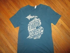 THUMB COAST BREWING CO T SHIRT Defunct Port Huron Bar Pub Craft Beer Michigan MD
