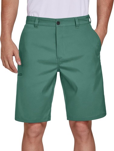 Men's Quick Dry Stretch Golf Shorts Lightweight Casual Summer Hiking with Pocket - Picture 18 of 45