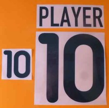 Set Flock Nummer number Trikot jersey shirt Niederlande Netherlands 2000 home