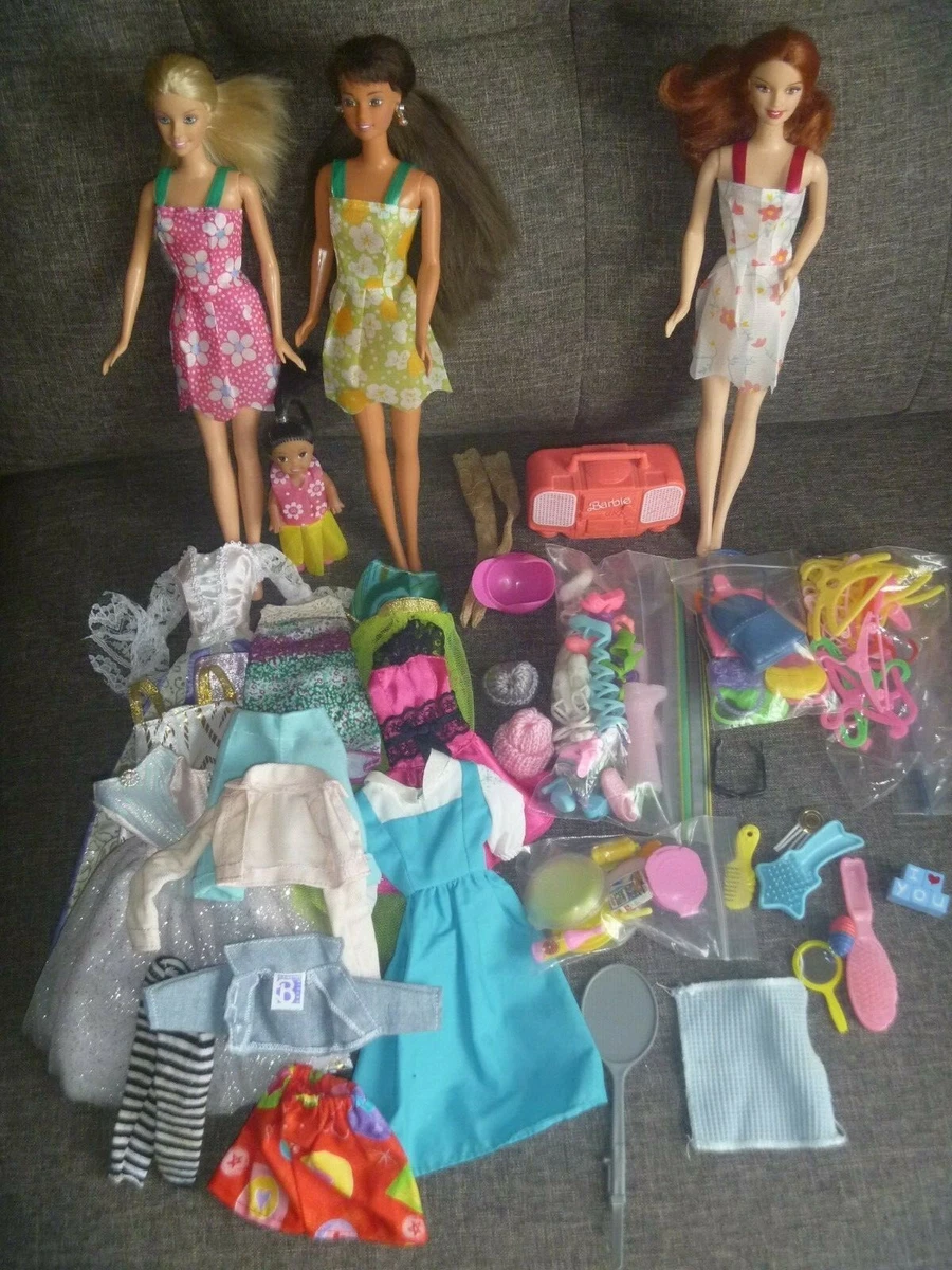 Used barbie doll clothes sales