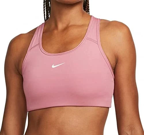 Nike Women's Victory Compression Sports Bra Medium Desert Berry BV3636-667