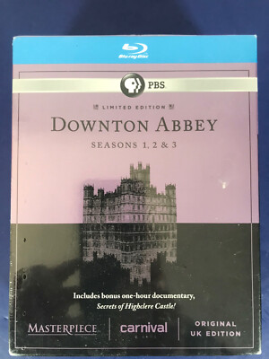 Downtown Abbey Seasons 1,2,3 Limited Edition Boxed Set  New Sealed 