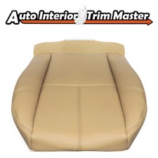 Driver Bottom Leather Seat Cover For 2007-14 Chevy Silverado Sierra Tan Cashmere