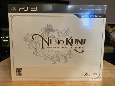 Ni no Kuni Wrath of the White Witch Wizard's Edition PS3 ~ NEW US ESRB Ghibli