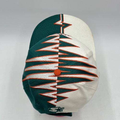 RARO Miami Dolphins NFL Vintage Starter Pro Line Shockwave Correa Gorra Gorra - Imagen 4 de 9