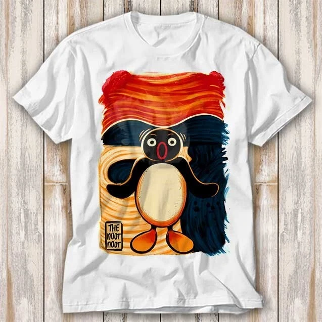 No anime penguin store shirt