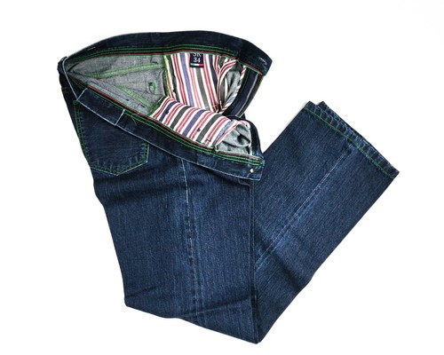 NEW STEFANO RICCI Luxury Jeans LOGO Cotton Size 34 Us 50 Eu (RJ18) - Picture 3 of 3