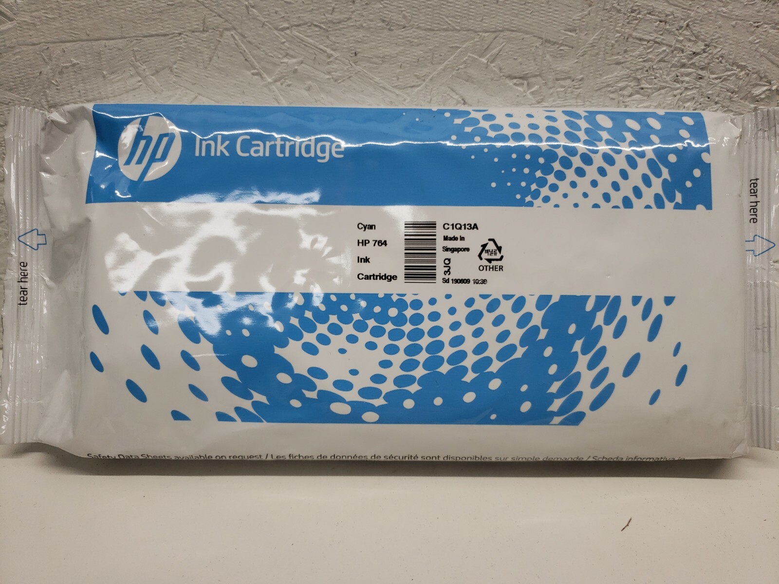 HP 764 (C1Q13A) Cyan Ink Cartridge Genuine OEM Original SEALED | eBay