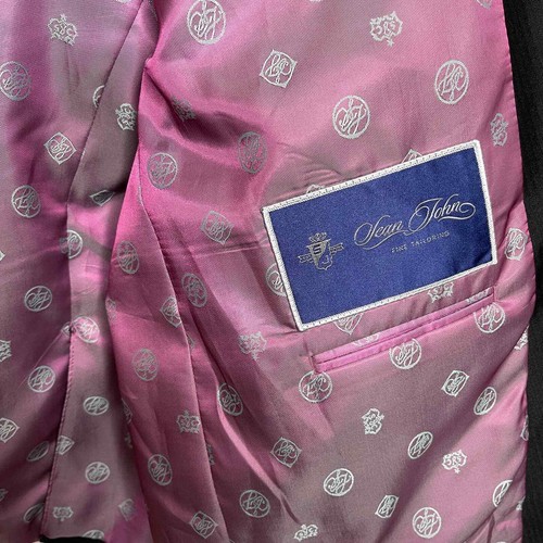 Sean John Fine Tailoring Black Sports Jacket Approx 47 Custom - Picture 5 of 7