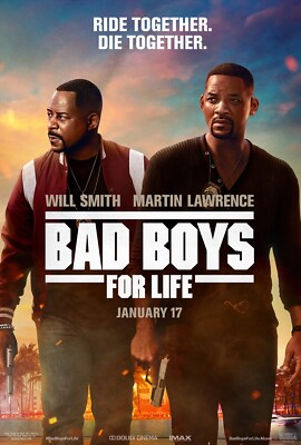 BAD BOYS FOR LIFE 2020 Original DS 2 Sided 27X40'' US Movie Poster Will Smith