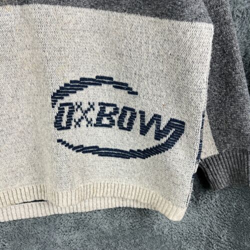 Suéter Jersey Tejido Lana Esquí Vintage Años 90 OXBOW Skolpen Para Hombres XL Surf - Imagen 3 de 13