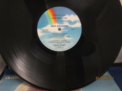 Olivia Newton John Come On Over 12" Vinyl LP & Jacket, Exc.Cond Fast Shipping - Picture 3 of 4