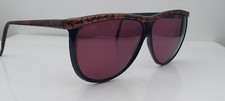 Vintage 3247 Black Brown Oval Sunglasses Taiwan FRAMES ONLY