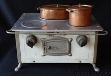Electric Stove Sanitax Electric co Childs Toy Salesman Sample Circa 1920 Antique