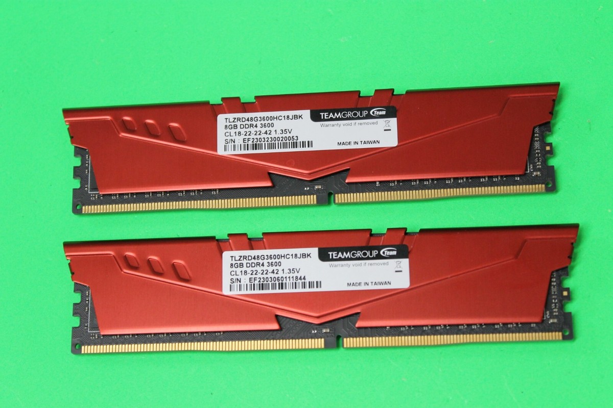 TeamGroup T-Force Vulcan Z 16GB (2X 8GB) DDR4-3600 PC4-28800