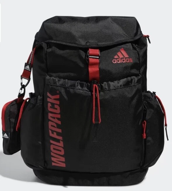 Adidas NCAA NC State Wolfpack Collegiate Utility Premium Backpack Bag GA5335 New - Image 2 of 4