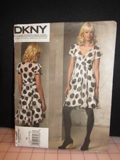 SALE! DKNY Dress Sewing Pattern Size 14-20 Vogue  Uncut FF Donna Karan