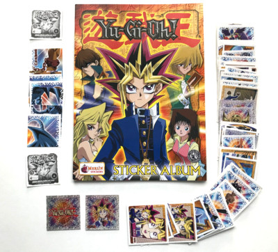 Yu - Gi - Oh  Serie 1  (2003) Stickeralbum + kompletter Satz ,Merlin ,RAR