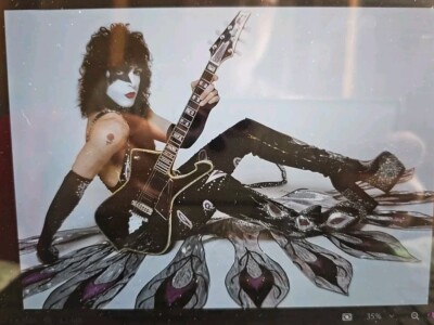 KISS PAUL STANLEY 1980 PEACOCK 24X36 poster print litho