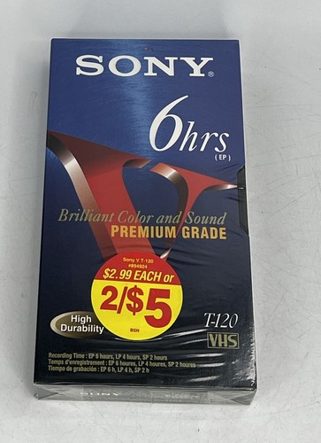 RCA T-120 Hi-Fi stereo Video Tapes & Sony T-120VF lot of 7 NEW sealed - Picture 3 of 5