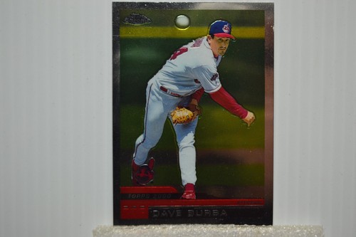 2000 Topps Chrome Refractors Cleveland Indians Baseballkarte #182 Dave Burba