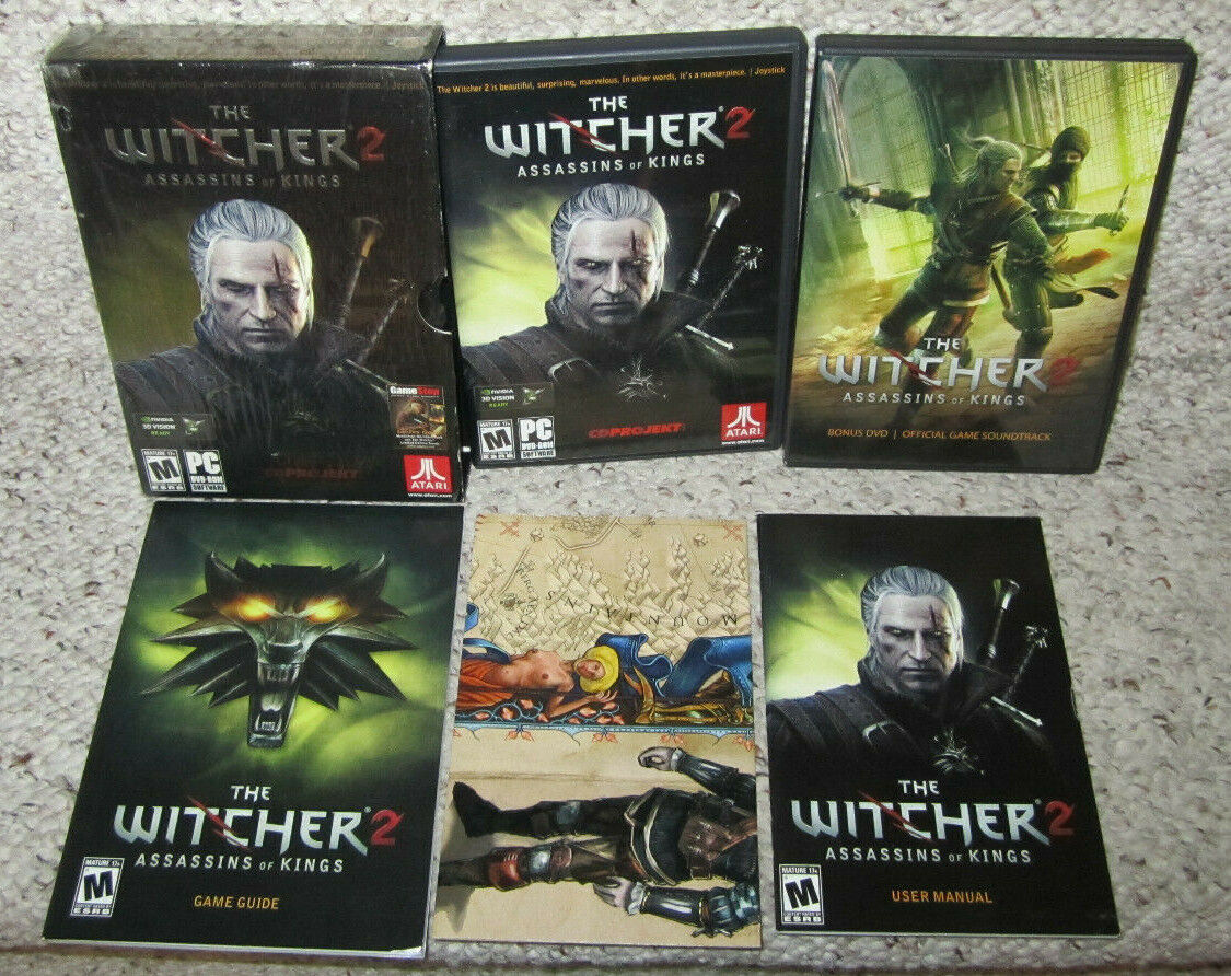 The Witcher 2 Assassins of Kings World Map from Limited edition - no game  here