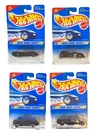 Hot Wheels Complete Set Of 4 Dark Rider Series Vintage Cars 90s Mattel Die Cast