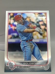 ⭐ 2022 Topps Chrome Baseball Card #82 Paul Goldschmidt - St. Louis Cardinals ⭐