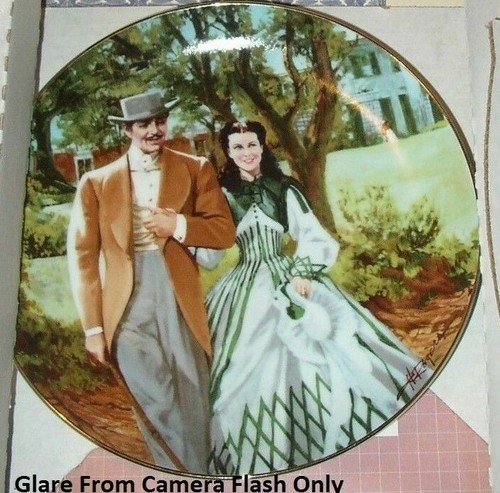 Gone With The Wind Home To Tara Collector Plate WL George Howard Rogers, EUC - Picture 2 of 6