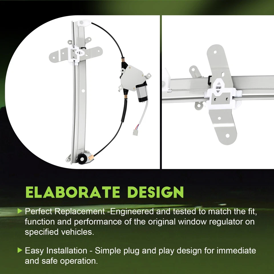 Regulador de ventana eléctrica delantero izquierdo con motor Lincoln Town Car 1998-2011 4,6 L Foto 4 de 4