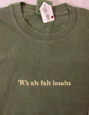 Comfort Colors R S Ah Fah Losahs Men Medium Dk Green Tee 100